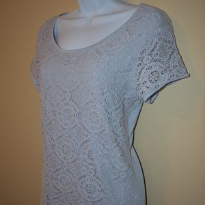 89th & Madison Size M Lace Knit Top